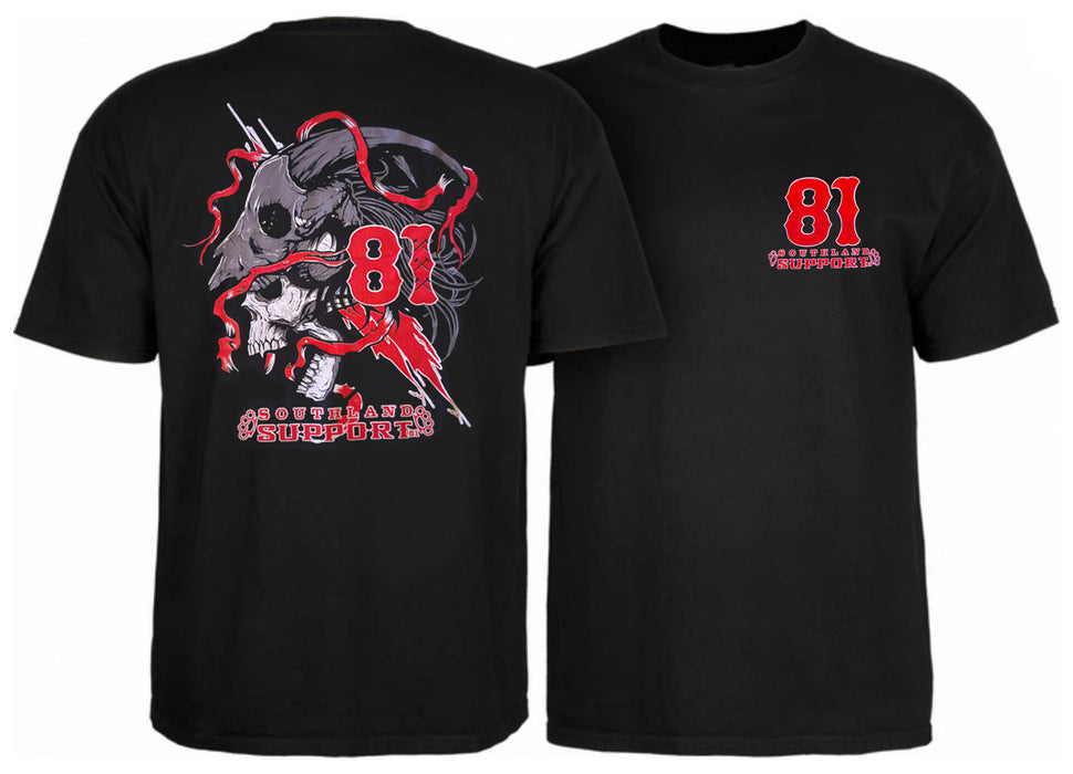 Warrior Skull Support 81 T-Shirt