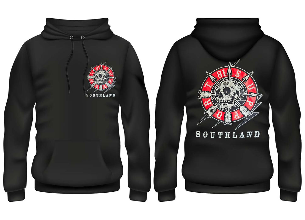 Support 81 Arrow Skull Hoodie